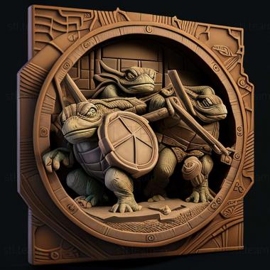 3D model Teenage Mutant Ninja Turtles 3 Mutant Nightmare game (STL)